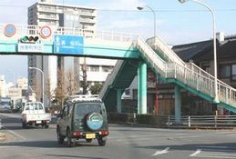 旧鳴門駅付近（平成21年）