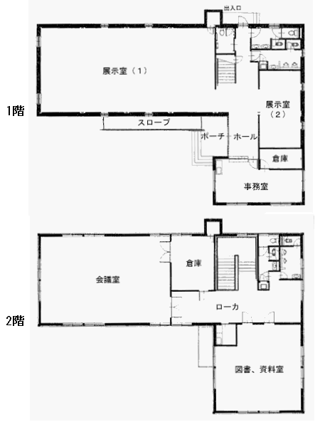 鳴門市賀川豊彦記念館館内図