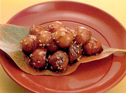 金時芋かりんとう煮（写真）