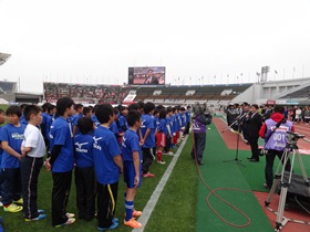 鳴門市サッカースクール　入学式