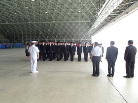海上自衛隊徳島教育航空群表敬訪問