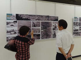 「写真でたどる徳島70年の記憶」パネル展