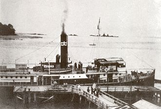 昭和初期の岡崎桟橋