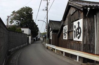 遍路道沿いの醤油醸造所