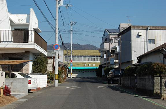 板東の町並み