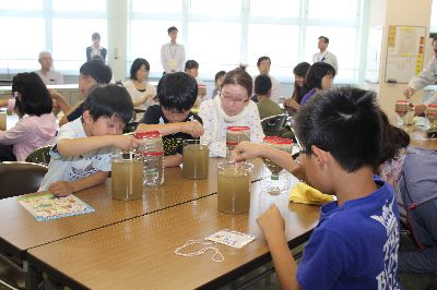 浄水場親子見学会