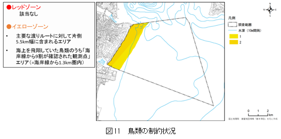 図11　鳥類の制約状況