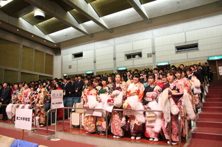 成人式の写真