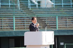 鳴門市少年軟式野球４年生以下大会開会式 （オロナミンC球場）