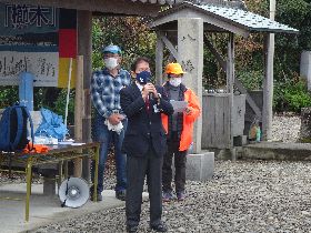 令和3年度北灘ワンデリング大会（櫛木浜 櫛木八幡神社）