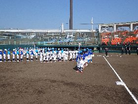 令和4年4月9日（土）とくぎん旗争奪第1回U-9徳島県学童軟式野球大会開始式 （オロナミンC球場）