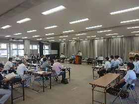 令和4年7月6日（水）鳴門市防犯協会 総会（健康福祉交流センター３階大会議室）