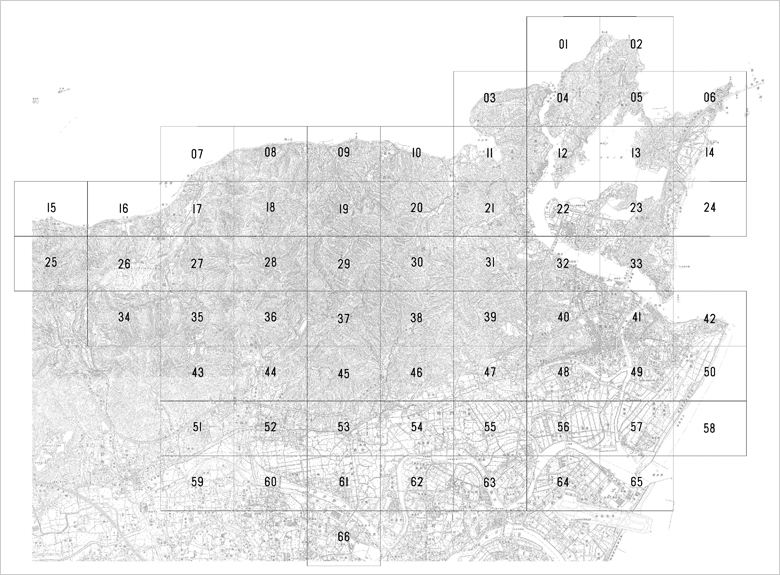 鳴門市認定路線網図（全体）