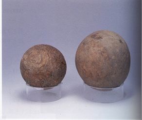 Still well-preserved bowling balls