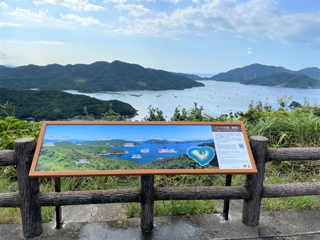 四方見展望台看板