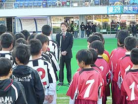鳴門市サッカースクール入学式