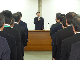 平成23年仕事始め式