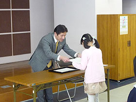 平成22年度鳴門市こども文化茶道教室閉講式