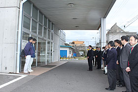 東日本大震災被災地派遣職員への激励会