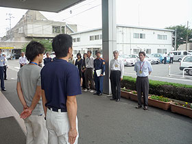 東日本大震災第13次被災地派遣職員への激励会