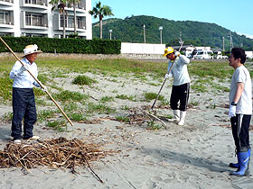 大毛海岸一斉清掃