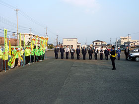 交通安全宣言式及びキャンペーン