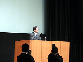 学校間連携事業（山下泰裕氏講演）