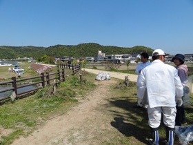 新池川をきれいにする会　清掃活動