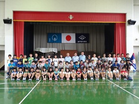 うずしお少年少女消防クラブ活動開始式