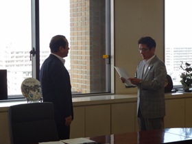 徳島県文化財保存整備市町村協議会陳情活動