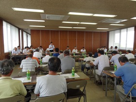 第16回里浦ゴミ処分場対策協議会定例総会