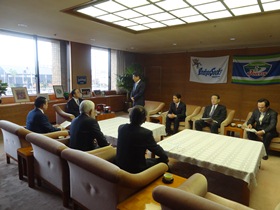 徳島県市長会　知事への要望活動