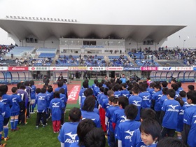 鳴門市サッカースクール入校式 