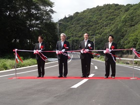 徳島北灘線　川筋工区　開通式