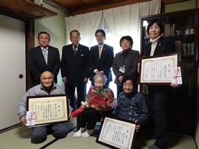 京元マツコ様　百歳慶祝訪問