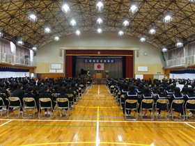 瀬戸中学校卒業証書授与式